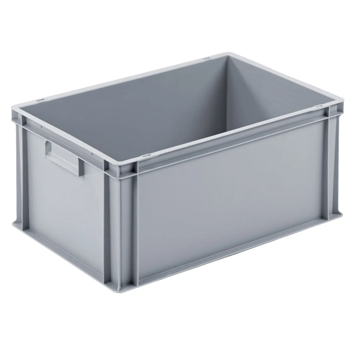 Ringoplast Contenitori impilabili EURO chiusi; 56300 ml, 40x60x28 cm (LxLxH); grigio - immagine 1