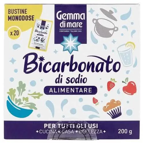 Gemma Mare Bustine di Bicarbonato di Sodio 20 Pezzi - Soluzione Naturale per la Casa - immagine 1