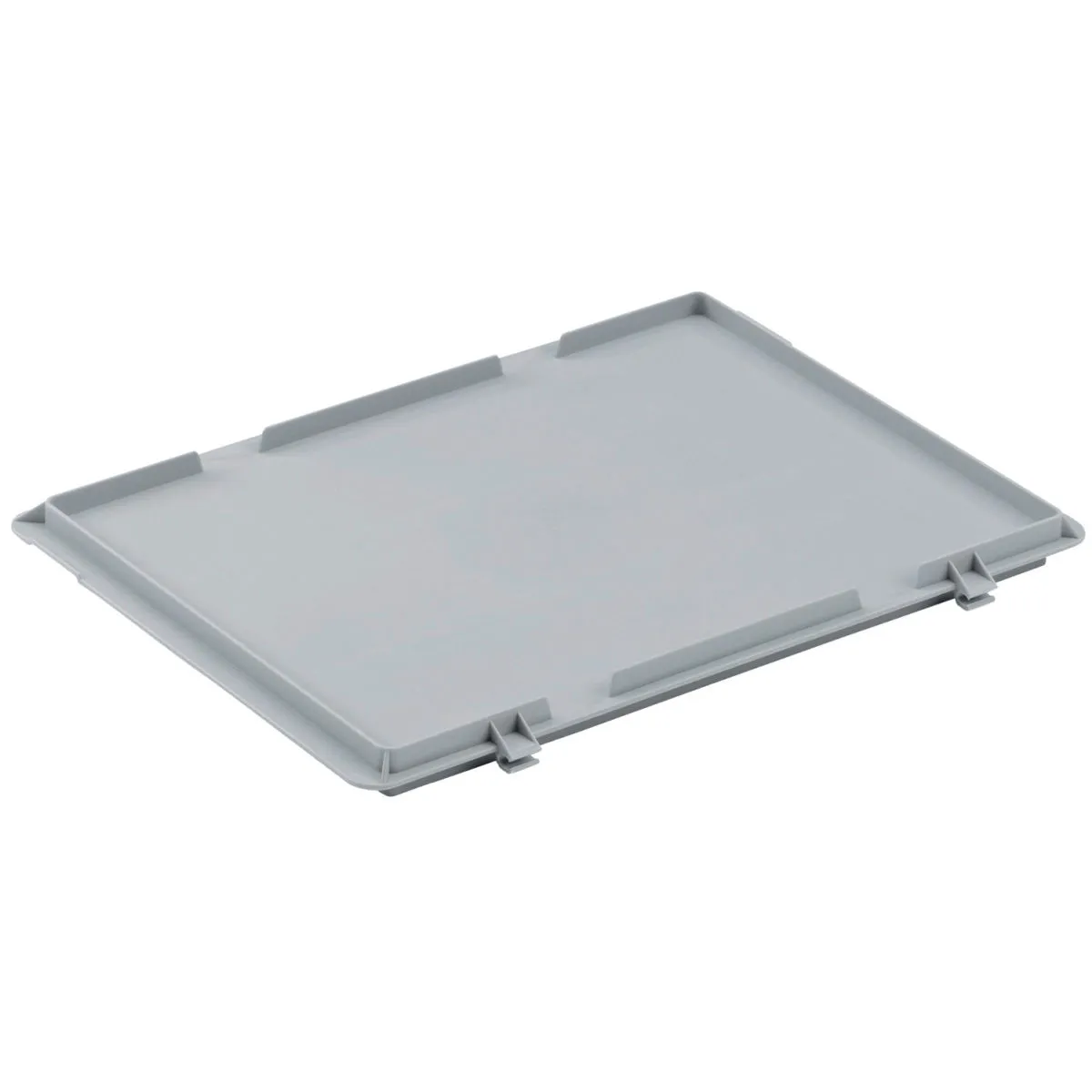 Ringoplast Coperchio per contenitori EURO impilabili; 20x30 cm (LxL); grigio - immagine 1