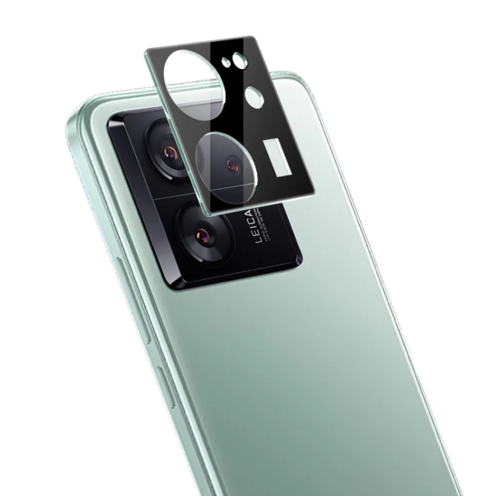 Pellicola protettiva per fotocamera posteriore Techsuit per Xiaomi 13T Pro / 13T, vetro temperato, nero - immagine 1