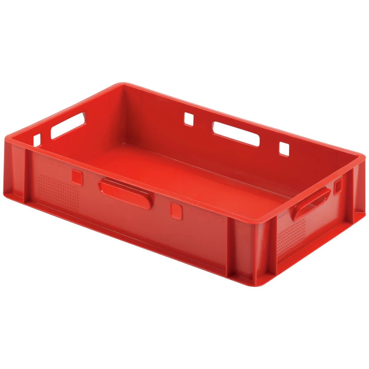 Ringoplast Contenitori impilabili EURO Euro chiusi; 25100 ml, 60x40x12 cm (LxLxH); rosso - immagine 1