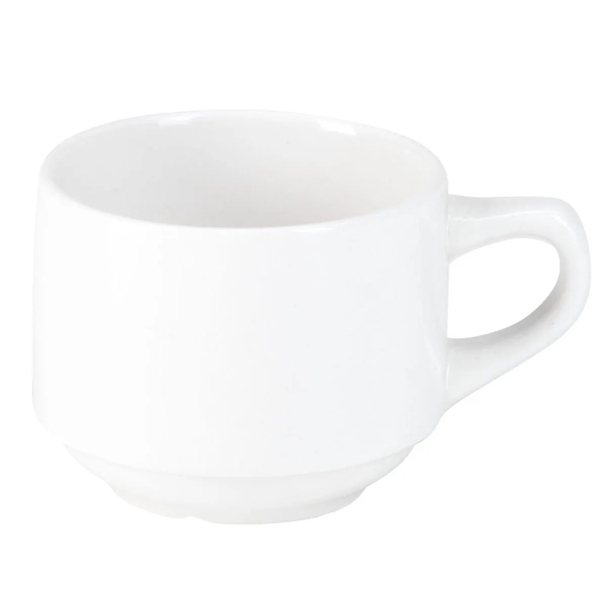 6x PULSIVA Tazzina caffè Rondon; 70 ml, 5.5x5 cm (ØxH); bianco; rotonda; 6 pz. / Pacco - immagine 1