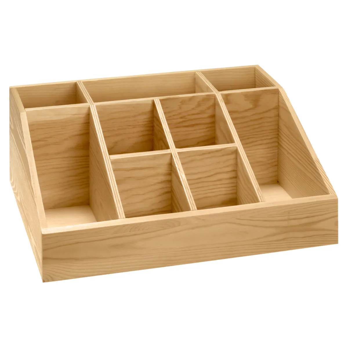 PULSIVA Porta bustine da tè per buffet Algo; 40x31x14.5 cm (LxLxH); naturale - immagine 1