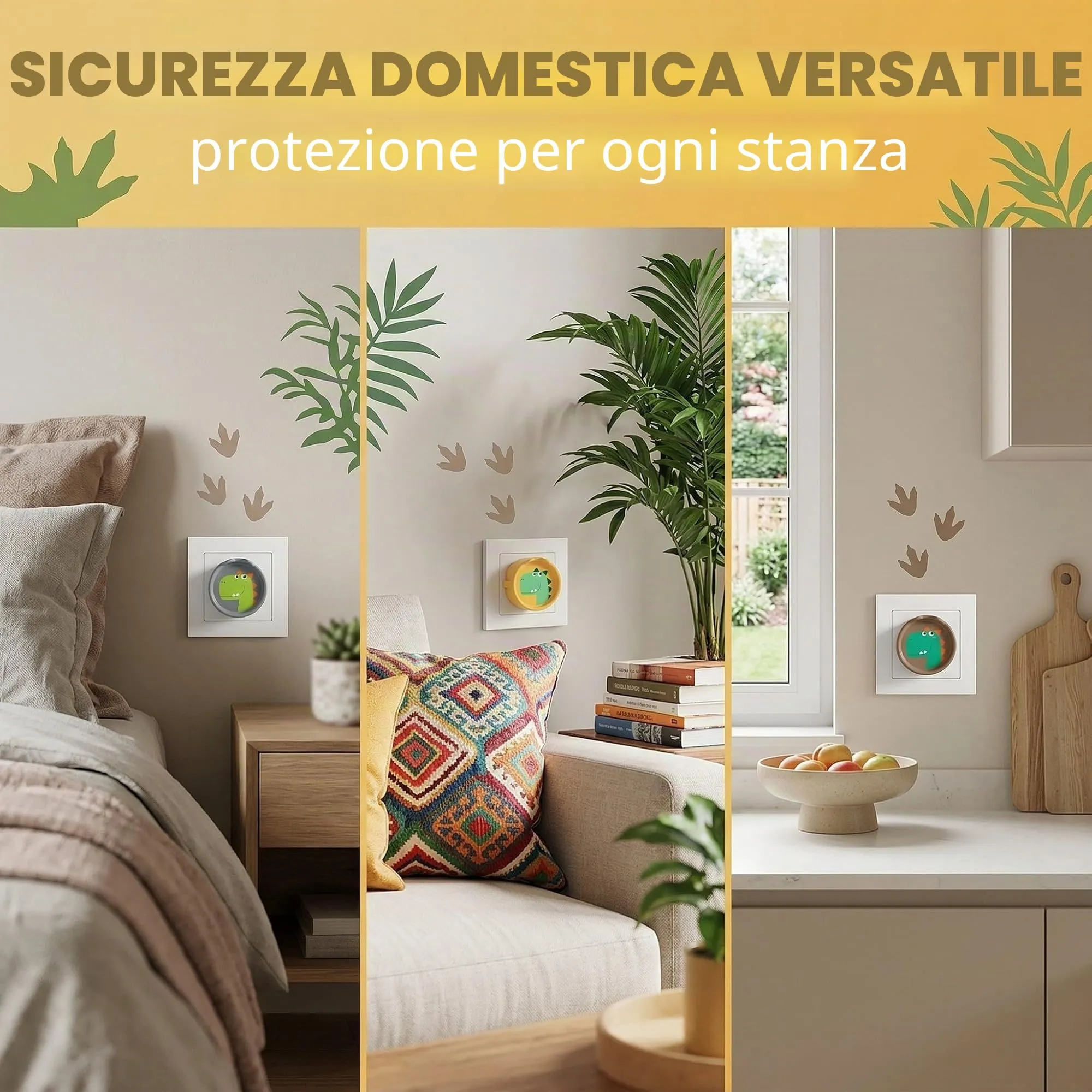 BDEPSTR Copriprese per Bambini, 5 Pezzi Copri Prese Bambini, Protezioni per Prese in Silicone,Copriprese di Sicurezza per Bambinis, Cucine, Bagni, Copripreses a Prova di Schizzi(C) - immagine 4