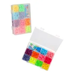 Set elastici morbidi per braccialetti 180 pz SBELLETTI Assortito Multicolore 43184 - immagine 1
