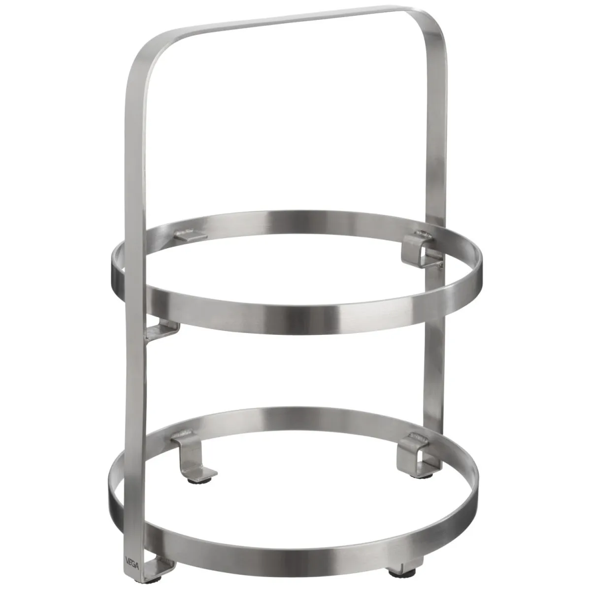 VEGA Espositore Teniti; 28.7x37x25.7 cm (LxHxP); acciaio inox - immagine 1