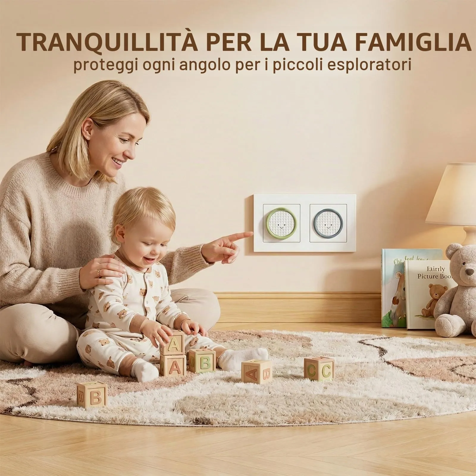BDEPSTR Copriprese per Bambini, 6 Pezzi Copri Prese Bambini, Protezioni per Prese in Silicone,Copriprese di Sicurezza per Bambinis, Cucine, Bagni, Copripreses a Prova di Schizzi(A) - immagine 3