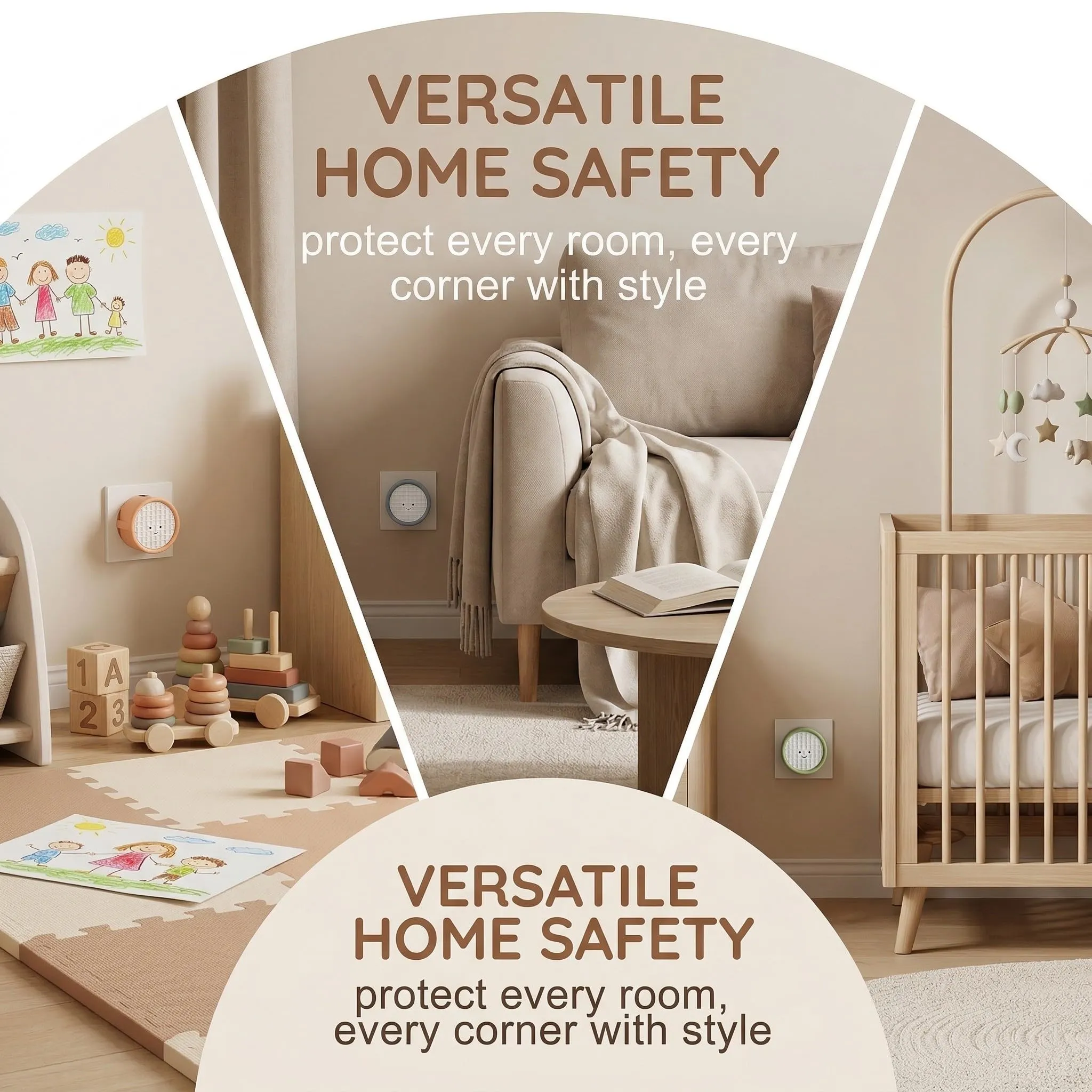 BDEPSTR Copriprese per Bambini, 6 Pezzi Copri Prese Bambini, Protezioni per Prese in Silicone,Copriprese di Sicurezza per Bambinis, Cucine, Bagni, Copripreses a Prova di Schizzi(A) - immagine 4