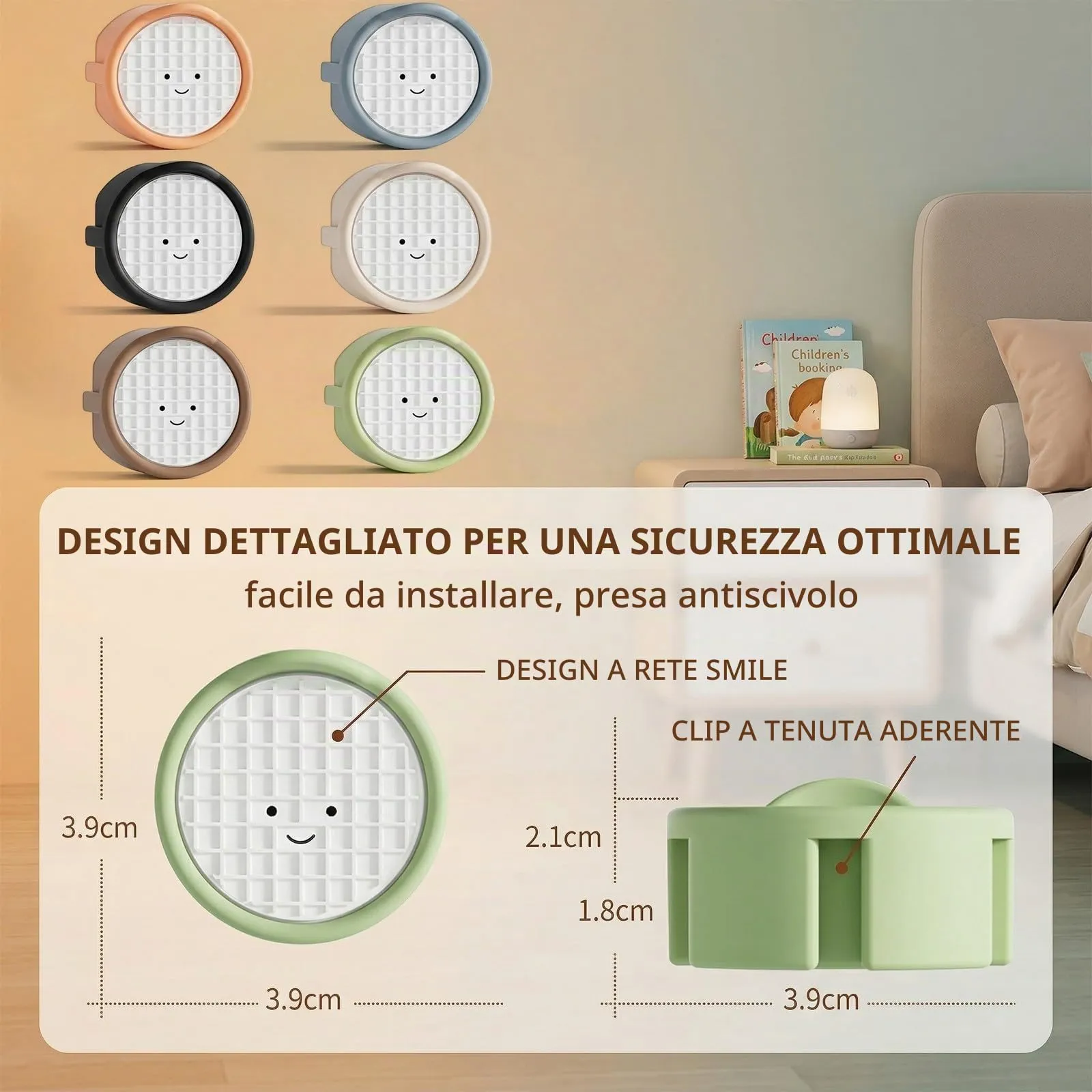 BDEPSTR Copriprese per Bambini, 6 Pezzi Copri Prese Bambini, Protezioni per Prese in Silicone,Copriprese di Sicurezza per Bambinis, Cucine, Bagni, Copripreses a Prova di Schizzi(A) - immagine 5