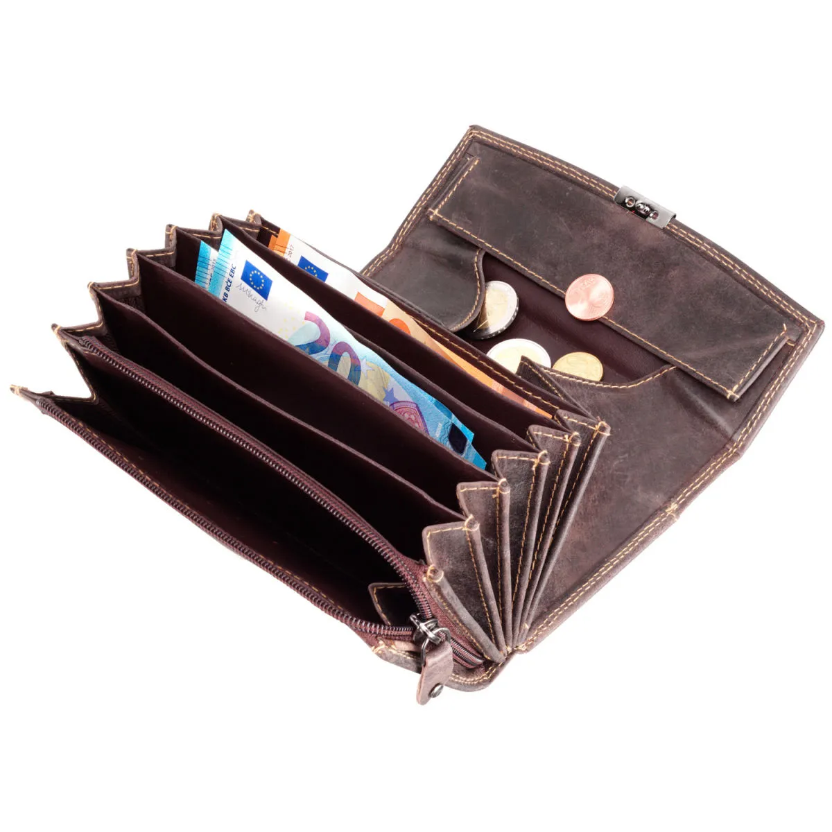 PULSIVA Borsello per cameriere Zell; 17.5x10 cm (LxL); marrone; rettangolare - immagine 1