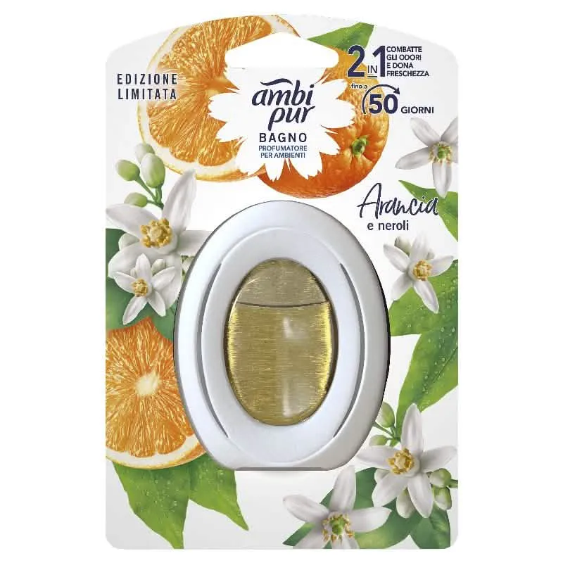 Deodorante per Ambiente Bagno Arancia AMBIPUR Seasonal - immagine 1