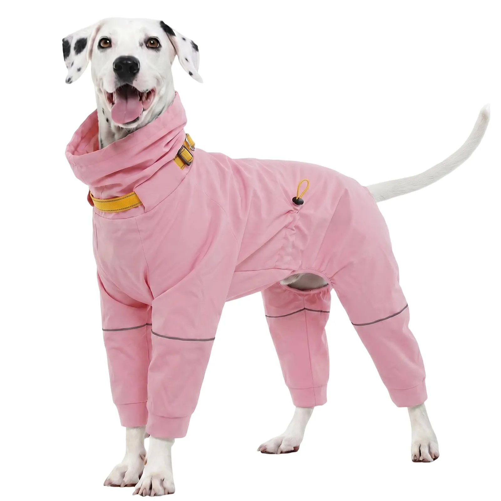 Kuoser Giacca impermeabile per cani con cappuccio e anello in D durevole - immagine 1