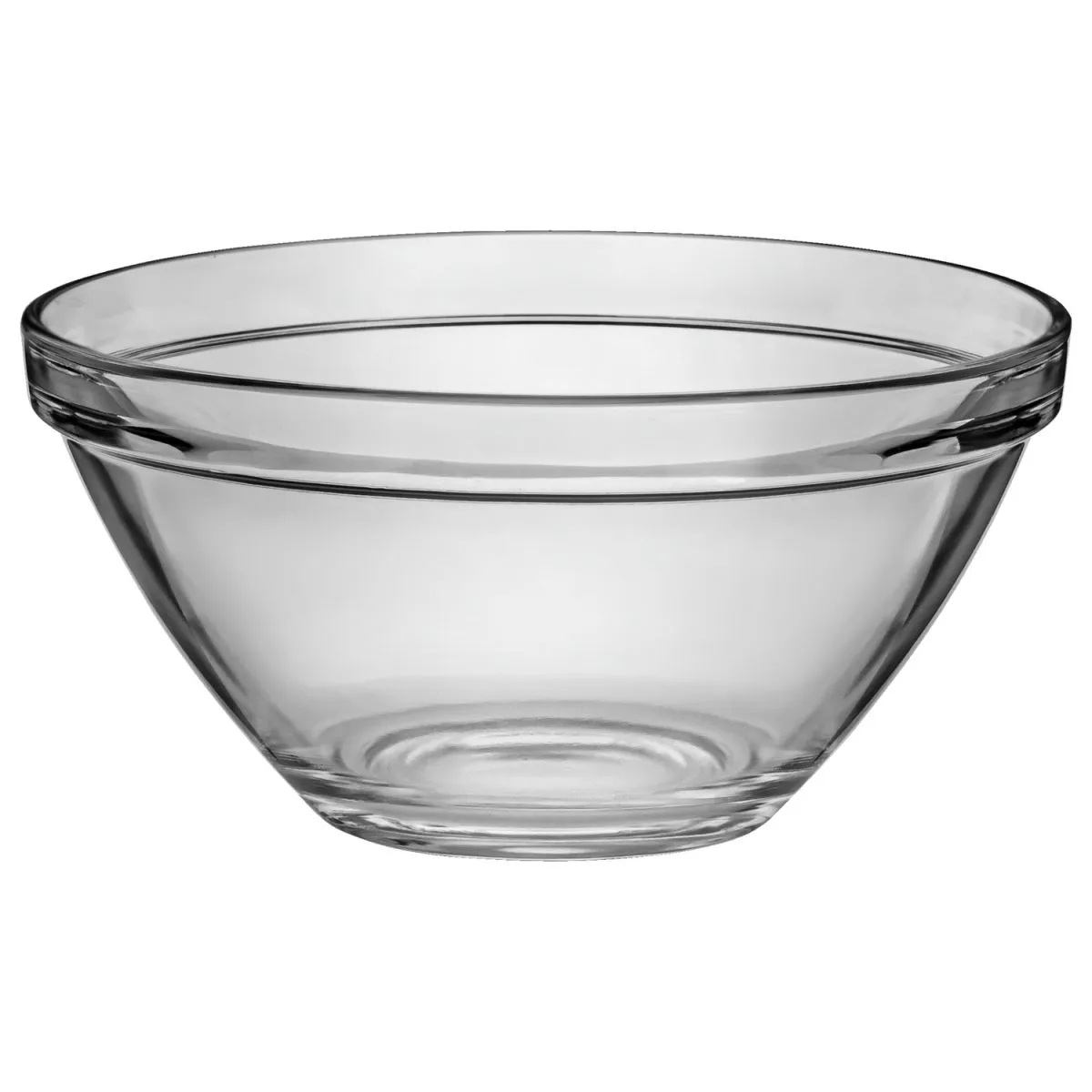 24x Bormioli Rocco Ciotola in vetro Pompei; 570 ml, 14x7 cm (ØxH); trasparente; rotonda; 24 pz. / Pacco - immagine 1