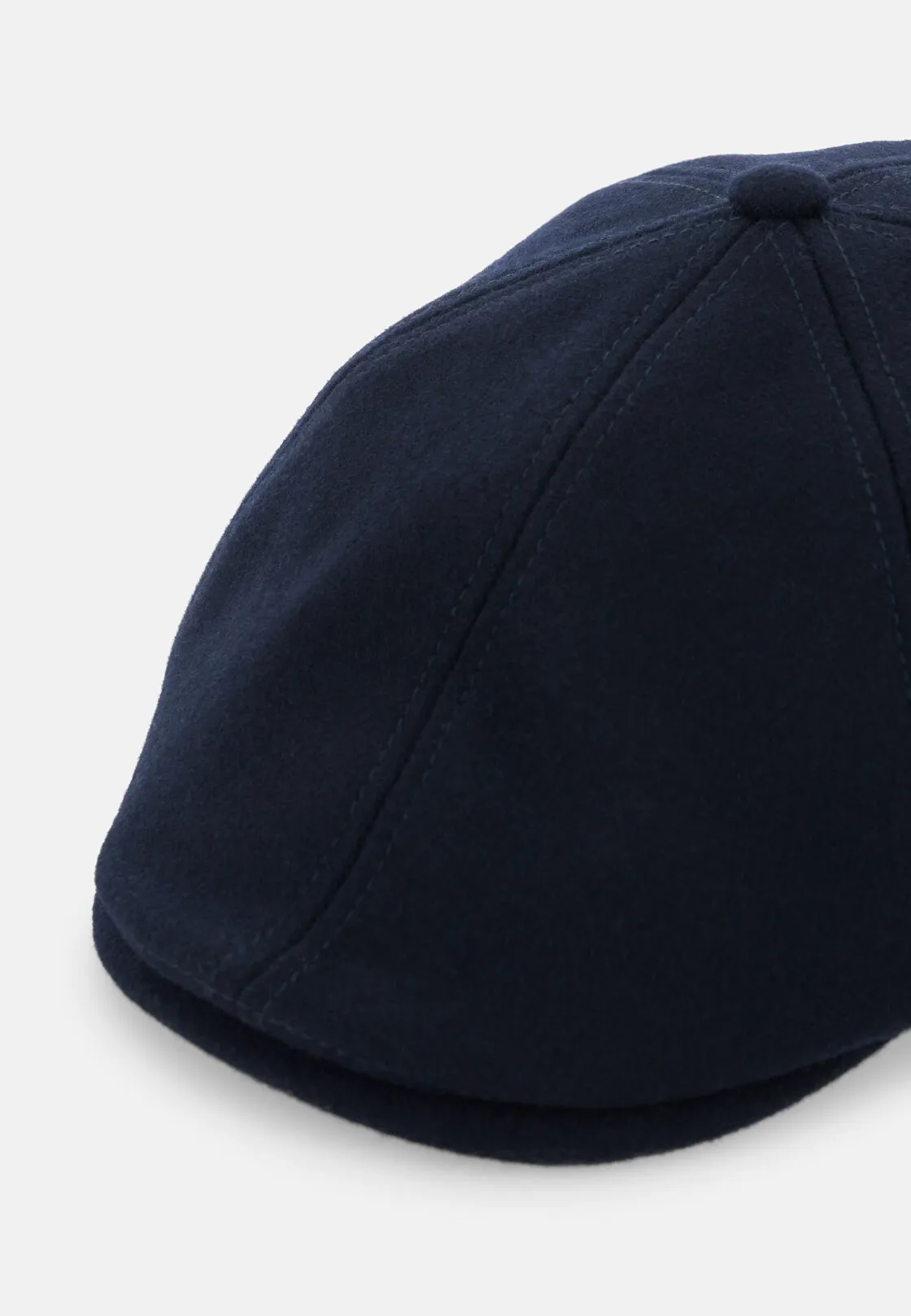 Boggi, Coppola In Flanella Misto Lana, Uomo, Navy, Taglia: M - immagine 2