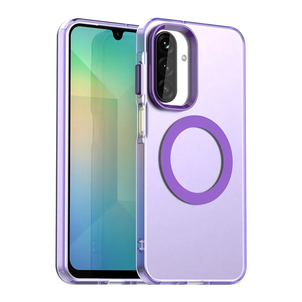 Custodia MagSafe per Samsung Galaxy A26 A266, Techsuit, CandyCase, Viola - immagine 1
