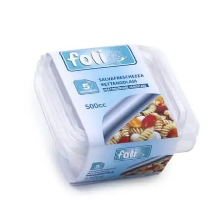 FOLIVASCHETTE SALVAFRESCHEZZA 500CC - Confezione da 5 Pezzi per la Casa - immagine 1