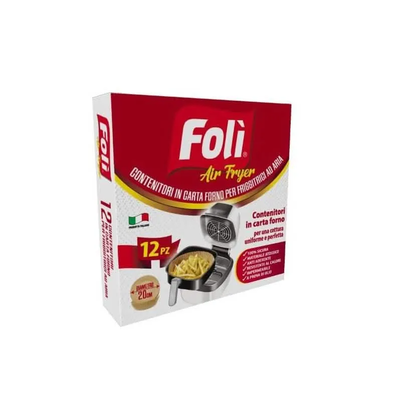 FOLIVASSOI FRIGIENE ARIA 12 PEZZI DIAMETRO 20 CM - immagine 1