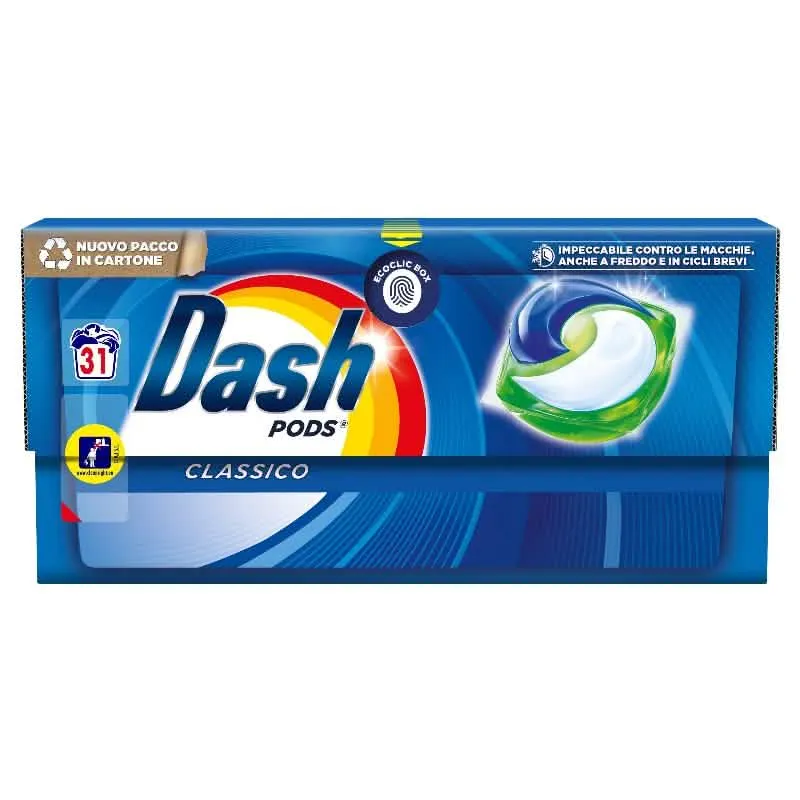 DASH ECODOSI PODS 31 PEZZI - Detersivo Efficace per Lavatrice - immagine 1