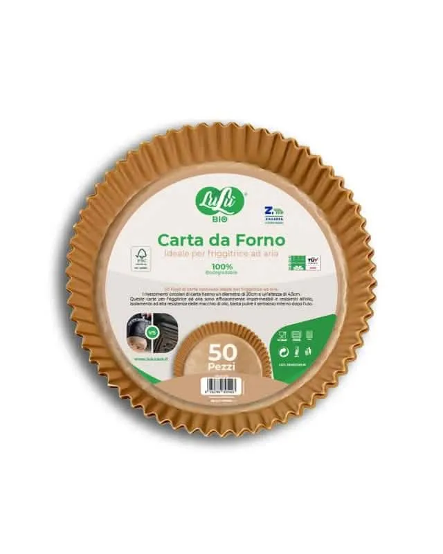 LULUCARTA Forno Frigg Aria 50 Pezzi Tonda per Cucina - immagine 1