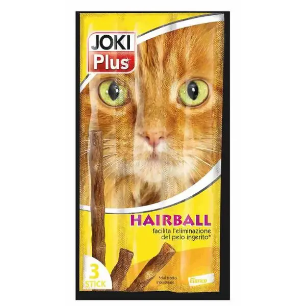 Joki Plus 3 Stick 15 gr snack per gatto Stick special hairball - immagine 1