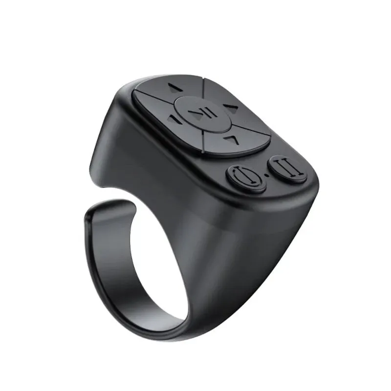 Anello di Controllo Klack Bluetooth 5.3 Ergonomico 7 Tasti Nero - immagine 1