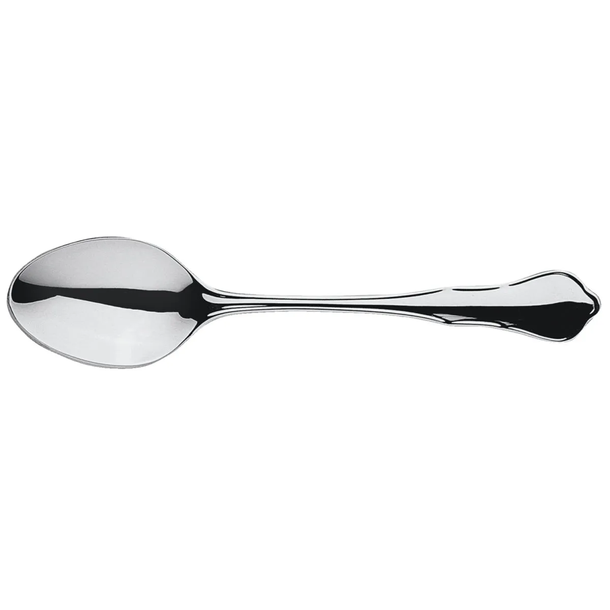 12x PULSIVA Cucchiaino tè Malaga II; 14.3 cm (L); argento, manico argento; 12 pz. / Pacco - immagine 1