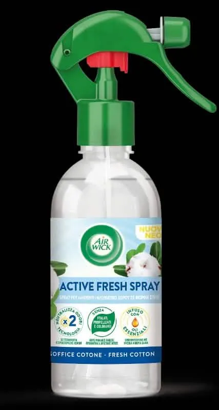 Spray Attivo Fresco Air Wick 240ml Cotone - immagine 1