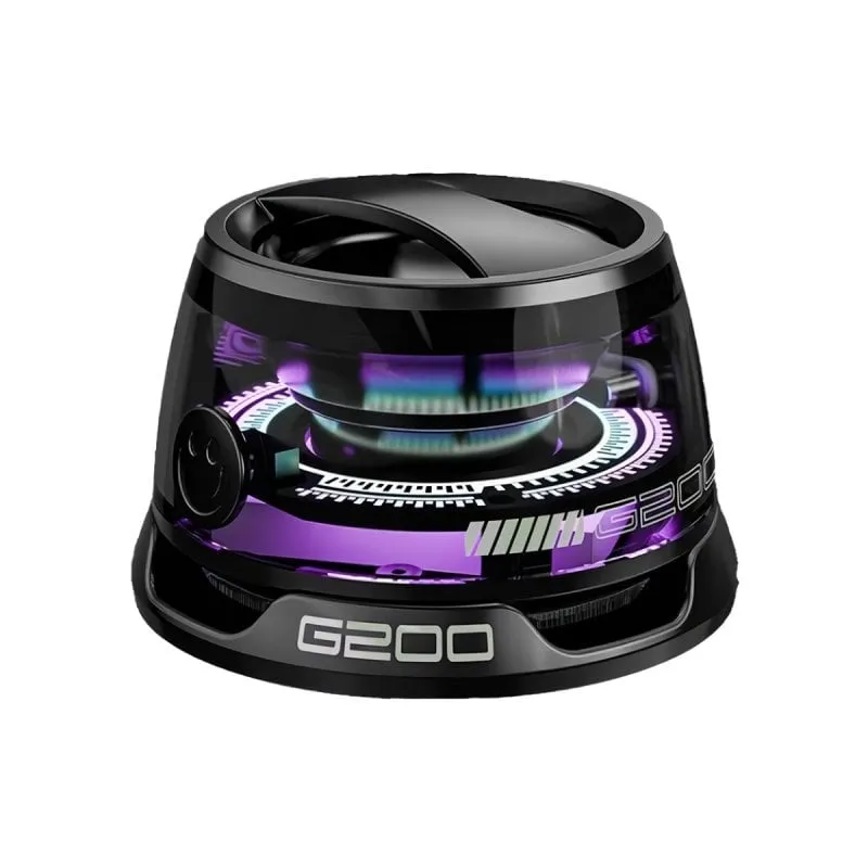 Altoparlanti Bluetooth Klack compatti da 5 W con supporto magnetico, luci RGB TWS, batteria da 6 ore - immagine 1