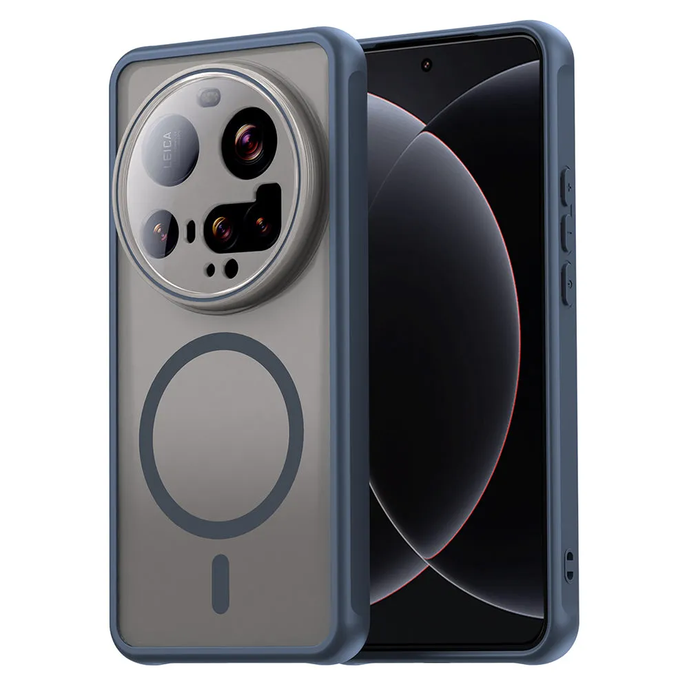 Custodia MagSafe per Xiaomi 15 Ultra, Techsuit, HaloFrost II, Blu Navy - immagine 1
