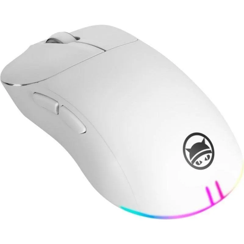 Mouse GAMIAC PA50 Ultraleggero USB Type-C 12400 DPI RGB Bianco - immagine 1