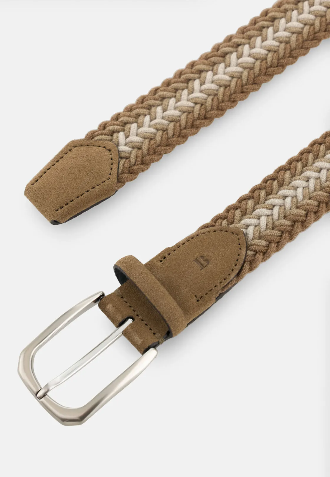 Boggi, Cintura Intrecciata Elasticizzata In Misto Lana, Uomo, , Taglia: 85 - immagine 2