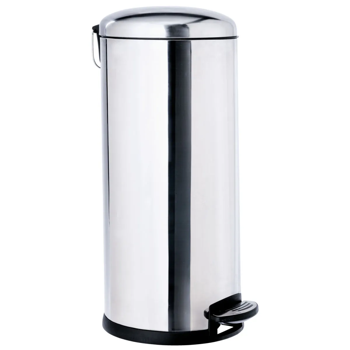 PULSIVA Pattumiera Hillwood; 30000 ml, 30.5x69 cm (ØxH); argento; rotonda - immagine 1