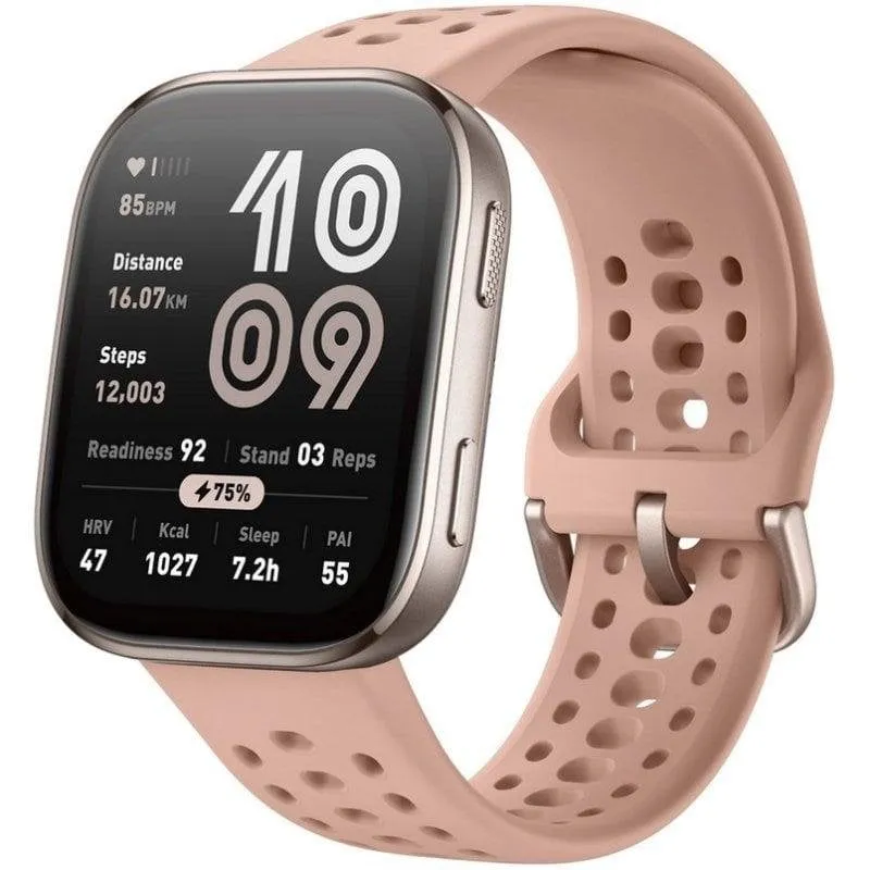 Amazfit Bip 6 Bluetooth GPS 46mm AMOLED Rosa Resistenza Acqua 5ATM SpO2 Cardiofrequenzimetro - immagine 1