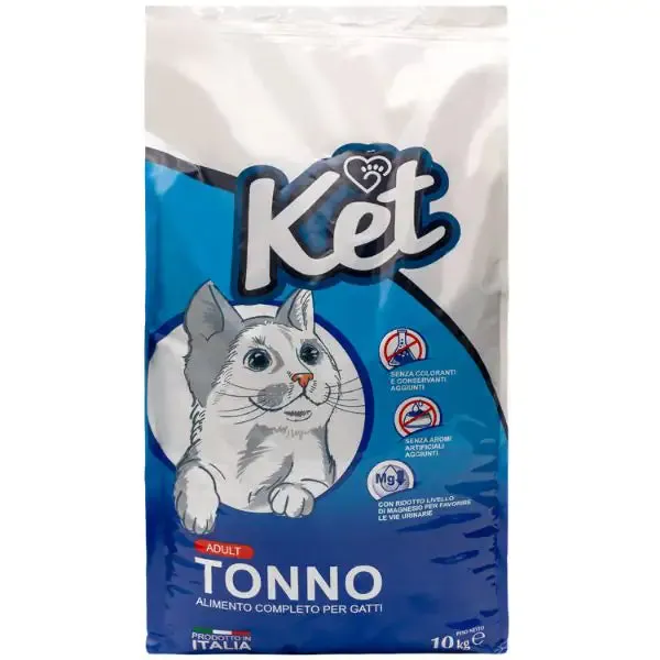 Ket Cat Adult Tonno 10 kg - Croccantini per gatti - immagine 1