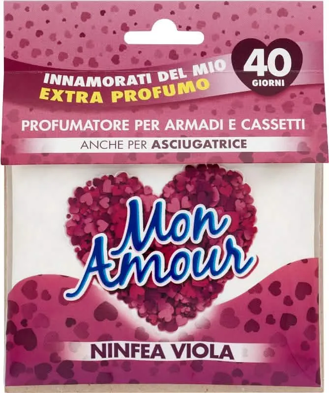 FELCE PROFUMATA BIANCA MON AMOUR VIOLA - 1 PEZZO - immagine 1