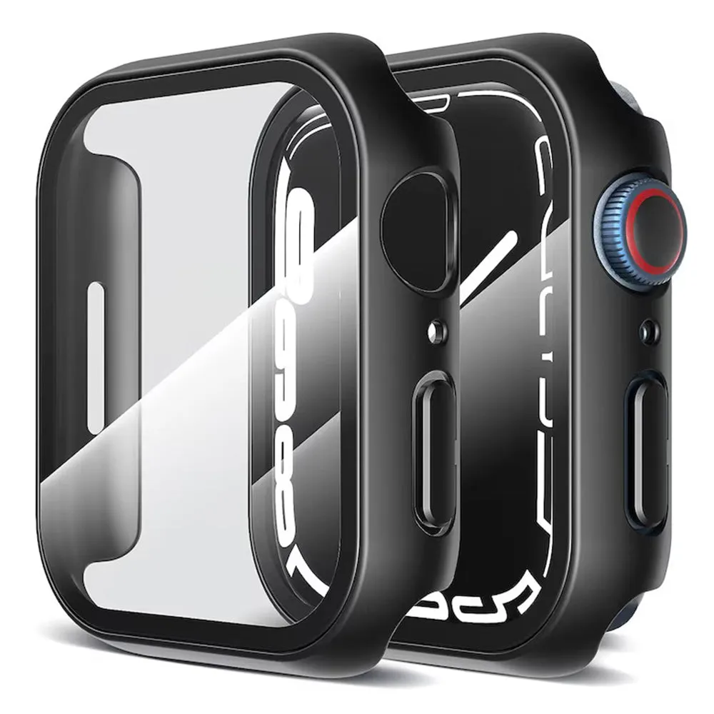 Custodia Techsuit Defense360 Pro per Apple Watch 7 41mm Series, Nera - immagine 1