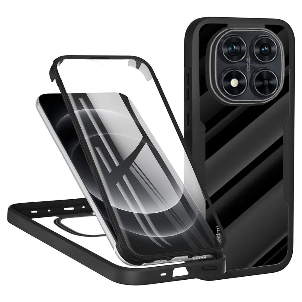 Custodia per Xiaomi Redmi Note 14 Pro+ 5G / Note 14 Pro 5G / Poco X7, Techsuit, ColorVerse 360, Nera - immagine 1