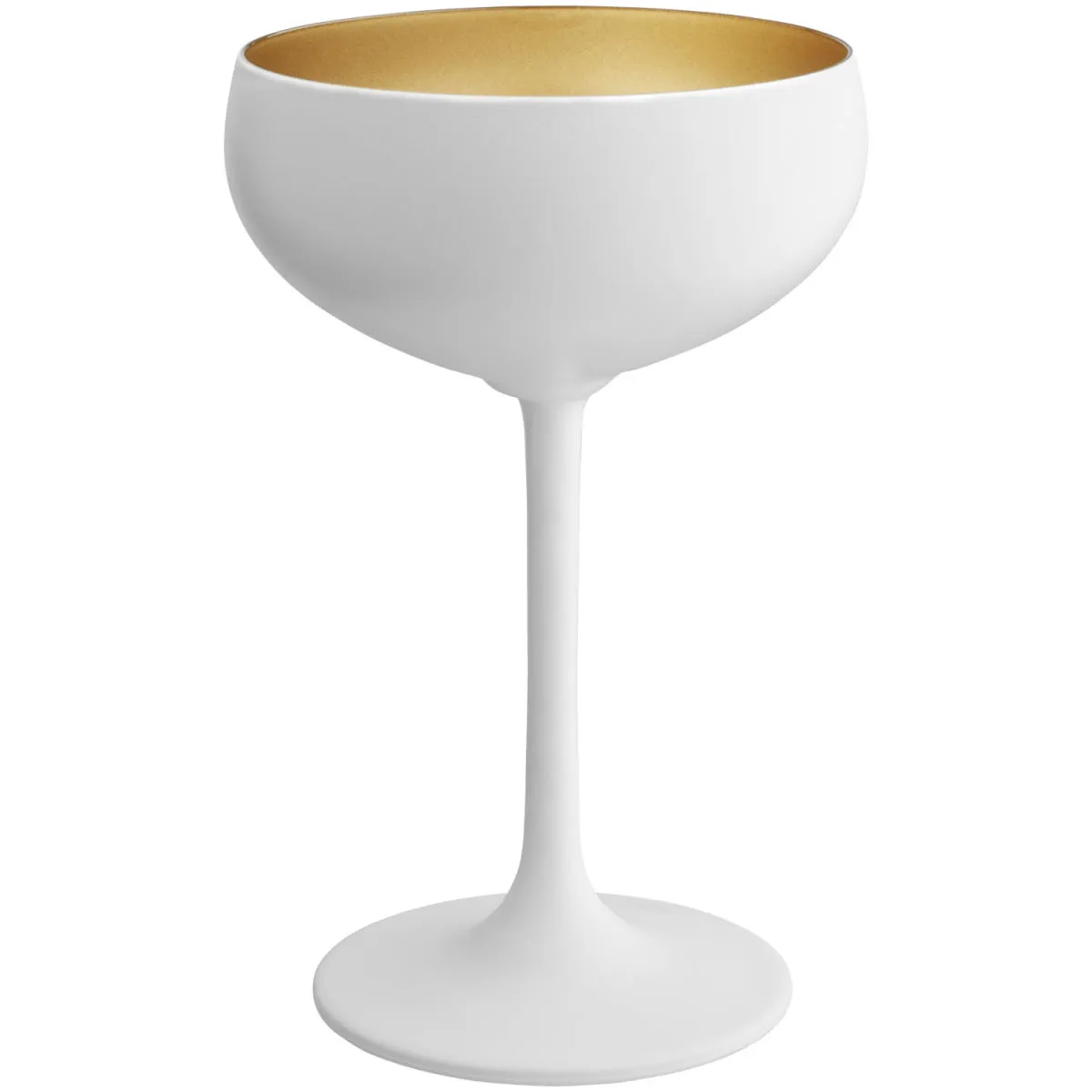 6x VEGA Coppa champagne Joleen; 220 ml, 9x15.1 cm (ØxH); bianco/oro; 6 pz. / Pacco - immagine 1