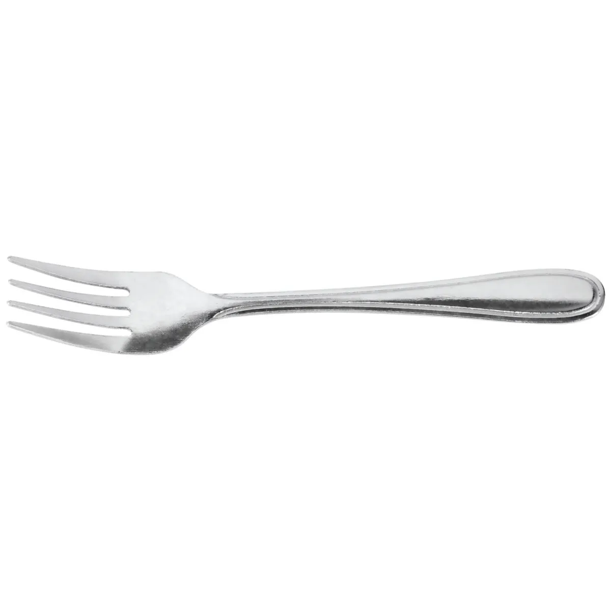 60x PULSIVA Forchetta torta Aachen; 13.9 cm (L); argento, manico argento; 60 pz. / Pacco - immagine 1