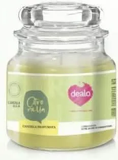 Candelina Citronella DEALO 85gr - Durata 26 Ore - immagine 1