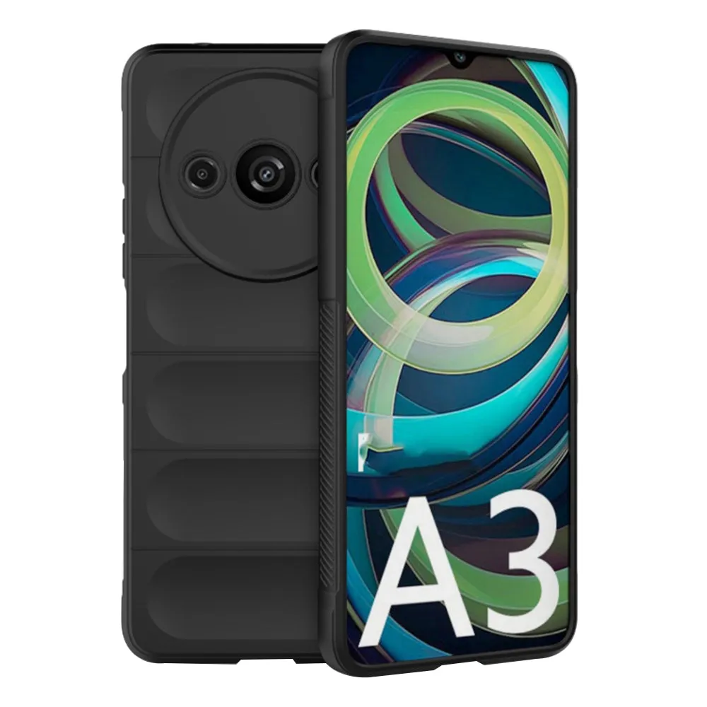 Custodia per Xiaomi Redmi A3x / A3, Techsuit, Magic Shield, Nera - immagine 1