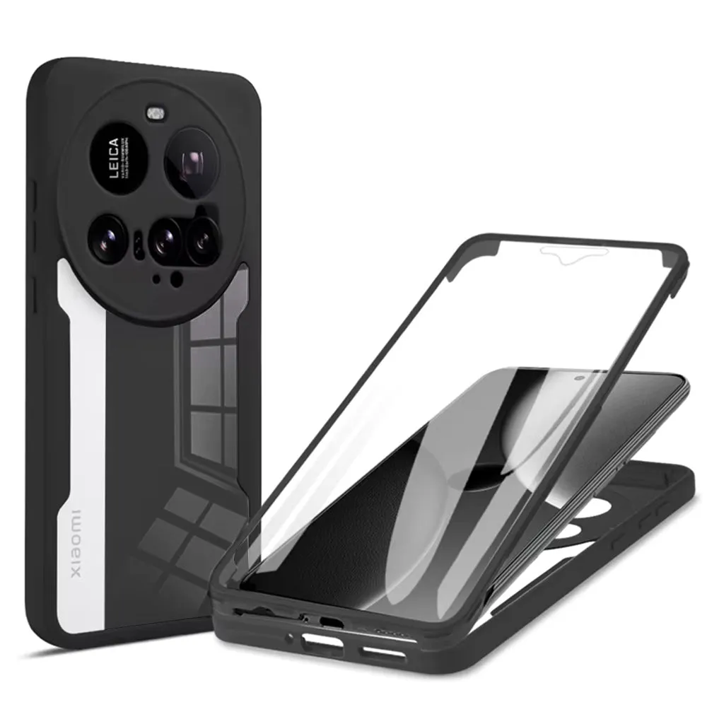 Custodia per Xiaomi 15 Ultra, Techsuit, ColorVerse 360, Nera - immagine 1