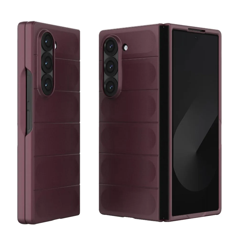 Custodia per Samsung Galaxy Z Fold6 F956, Techsuit, Magic Shield, Vinaccia - immagine 1