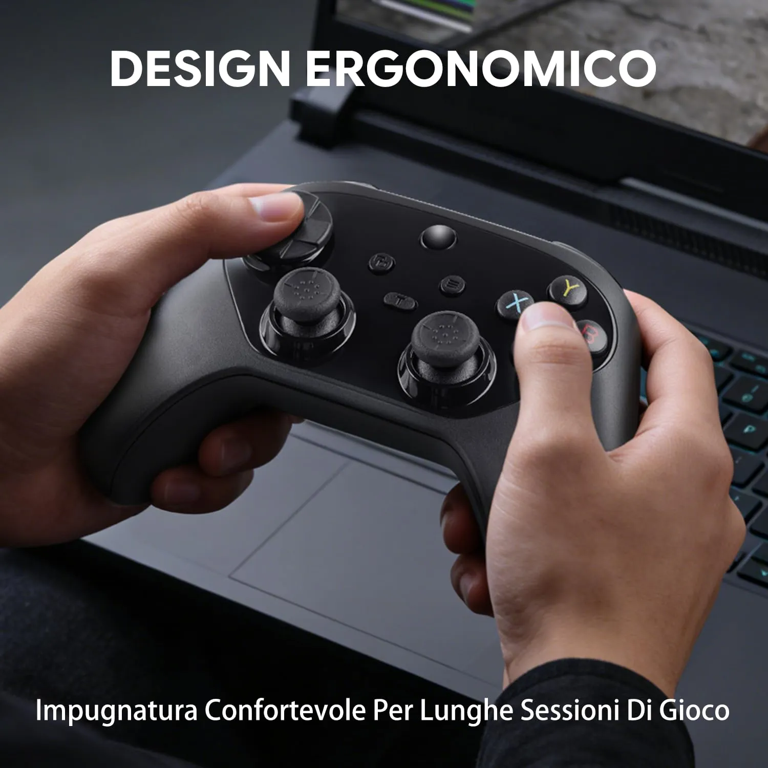 NITHO KARMA Controller Wireless per Switch, Switch 2, PC e Android - Nero - immagine 9