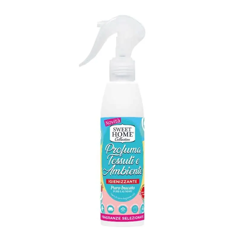 Profumo per Tessuti Sweet Home 250ml - Freschezza e Benessere - immagine 1