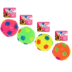 PetUp Joy gioco per cani Pallina con squeaker Mix color Diametro 7,5 cm Colori assortiti - Giochi per cani - immagine 1
