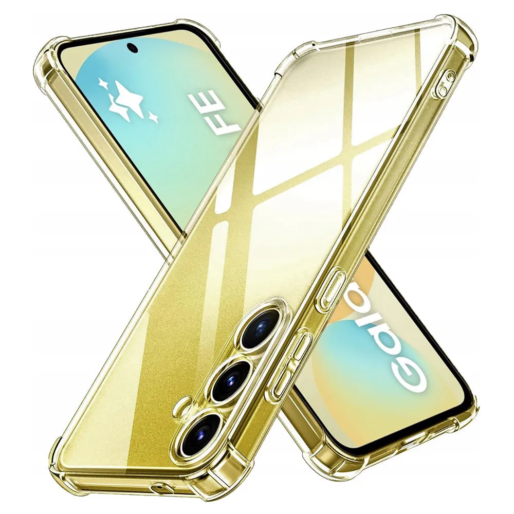 Custodia per Samsung Galaxy S24 FE S721, Techsuit, Shockproof Clear, Trasparente - immagine 1