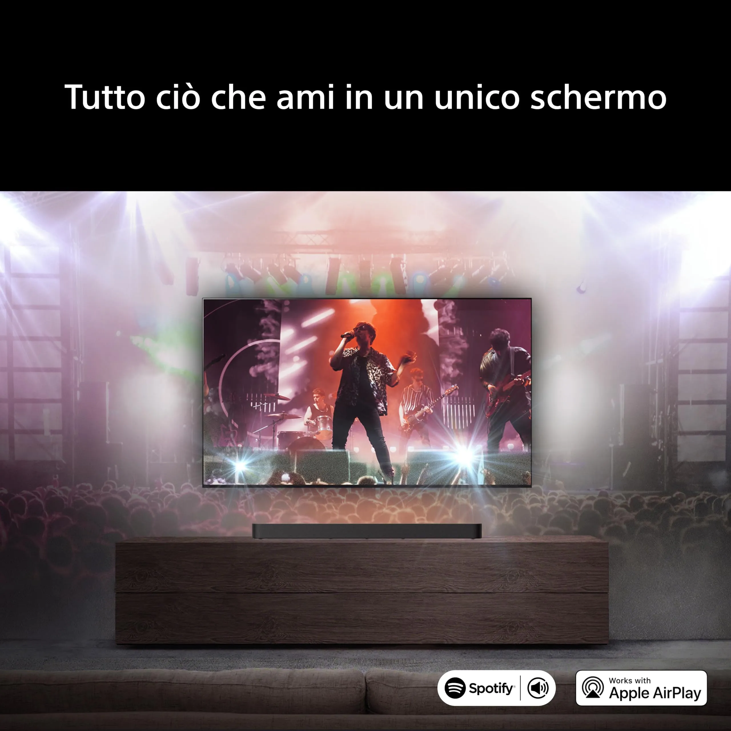 Sony BRAVIA Theatre Bar 7, soundbar singola, 9 altoparlanti, audio surround Dolby Atmos®/DTS:X®, mappatura spaziale del suono a 360°, Voice Zoom 3 per Sony Smart TV, Bluetooth®, HT-A7100, modello 2026 - immagine 5