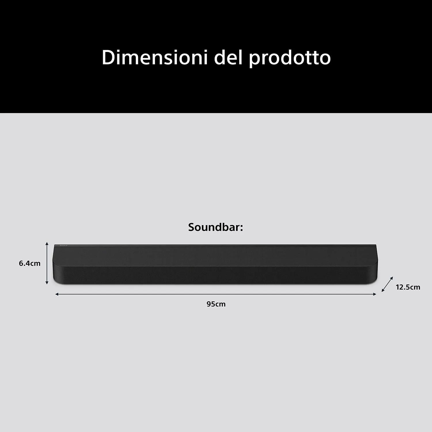 Sony BRAVIA Theatre Bar 7, soundbar singola, 9 altoparlanti, audio surround Dolby Atmos®/DTS:X®, mappatura spaziale del suono a 360°, Voice Zoom 3 per Sony Smart TV, Bluetooth®, HT-A7100, modello 2026 - immagine 7