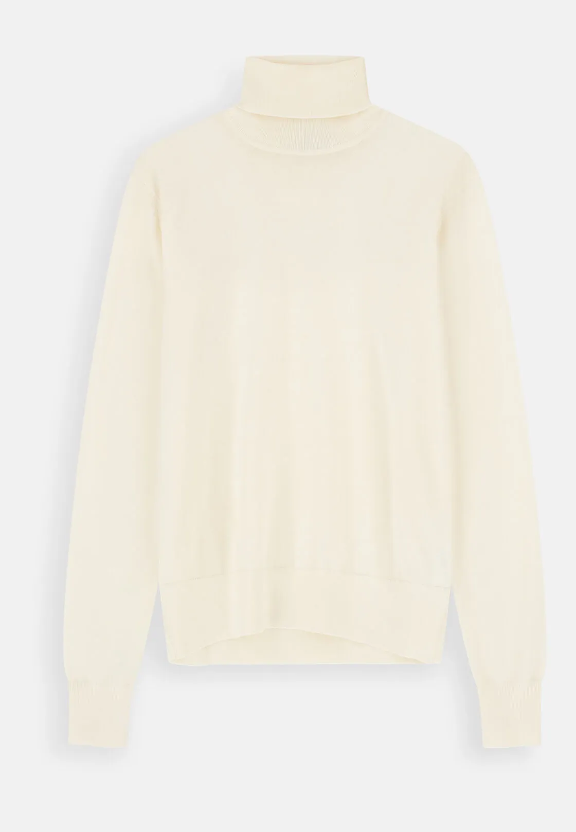 Boggi, Maglia Dolcevita In Lana Merino Seta, Donna, Offwhite, Taglia: XS - immagine 5